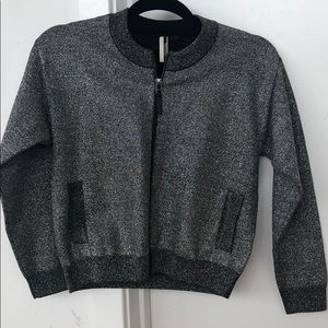 Glitter Bomber Jacket (Topshop)💜